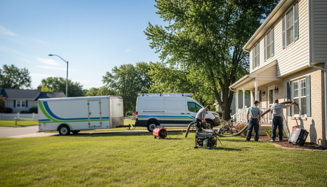 Flooded Basement Restoration And Cleanup With Repair in Tippecanoe, OH near me